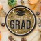 25 Count Gold Way to Go Grad Paper Dessert Plates 7.25 Inch Graduation Party Decorations